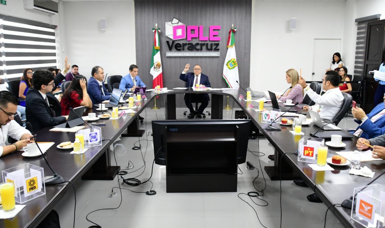EL Consejo General del OPLE Veracruz aprueba la Distribución para el Financiamiento Público 2020