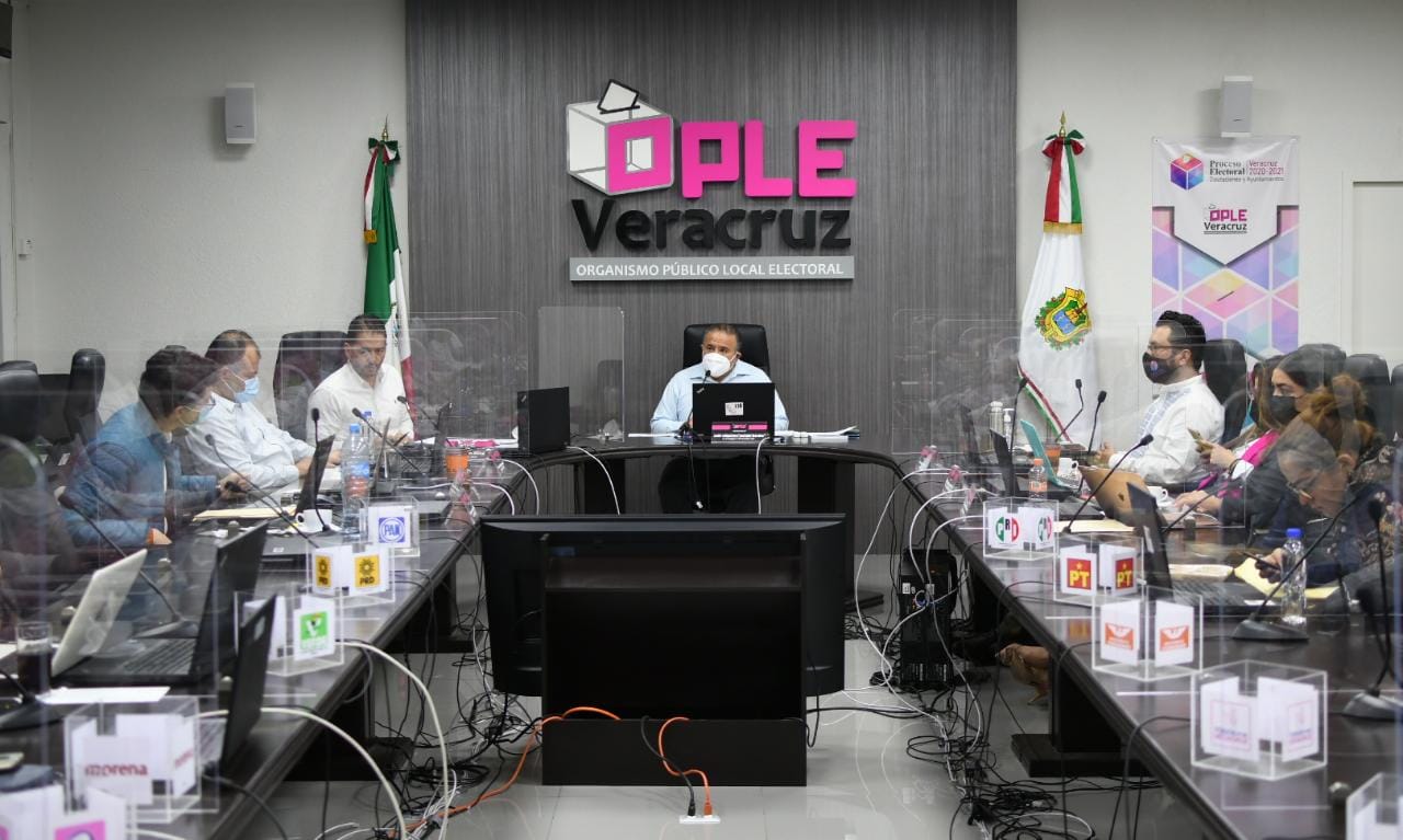 OPLE Veracruz aprueba candidaturas a cargos de Ediles y Diputaciones por los principios de Mayoría Relativa y de Representación Proporcional