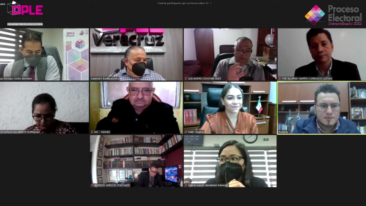 OPLE Veracruz reconoce la estrecha comunicación con las representaciones de los Partidos Políticos