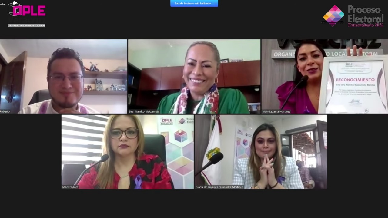 Inician los Webinars del OPLE Veracruz en conmemoración del “Día Internacional de la Mujer”