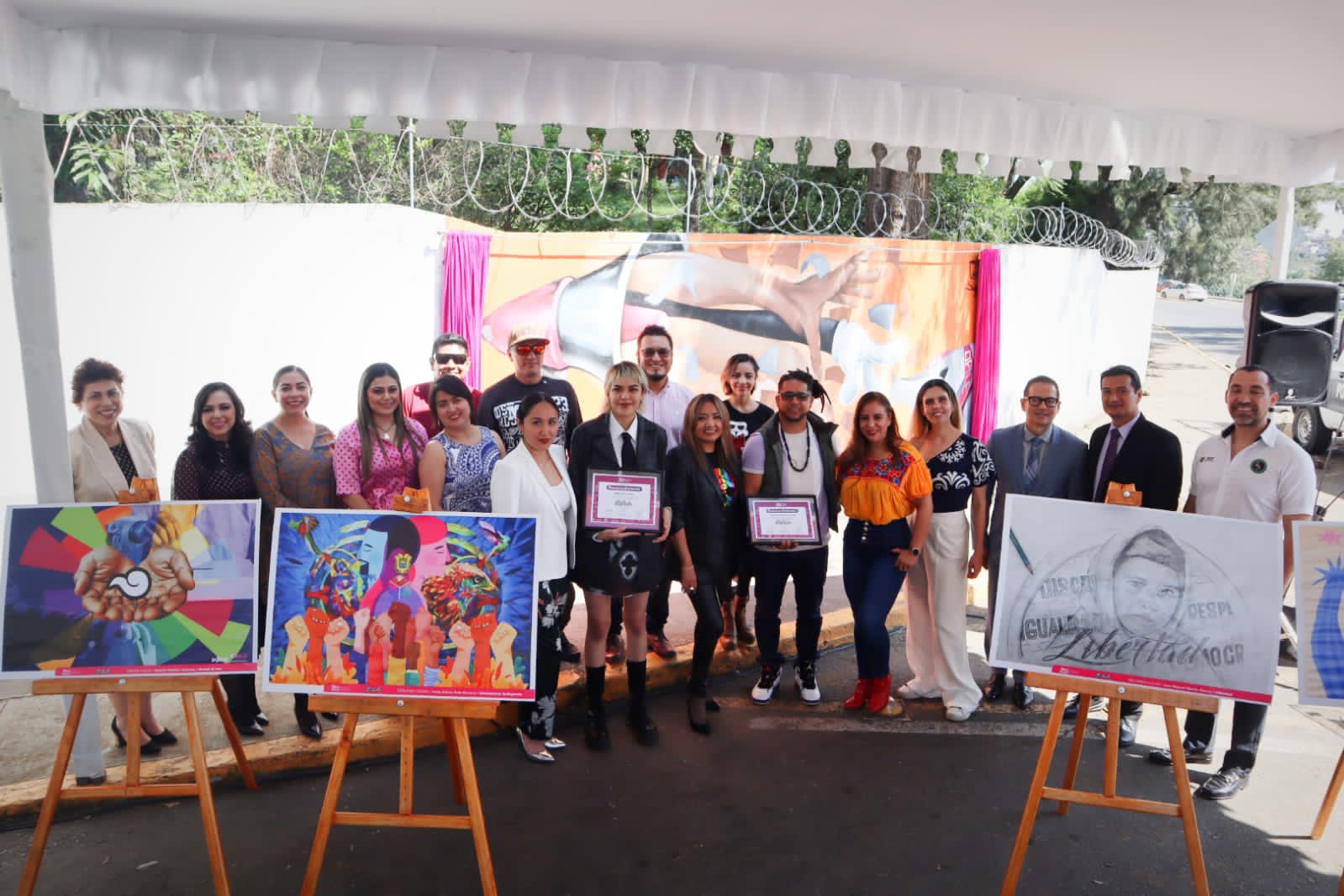 OPLE Veracruz enaltece a la Democracia a través del concurso de arte urbano “Pinta una Vida Democrática”